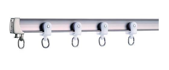سعر جيد Cheap price Bendable Curtain Track Rail curved shower curtain rod على الانترنت