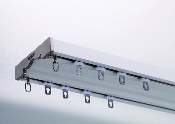 سعر جيد curtain box pelmet conjoined double track Shower Curtain Rod Double Track على الانترنت