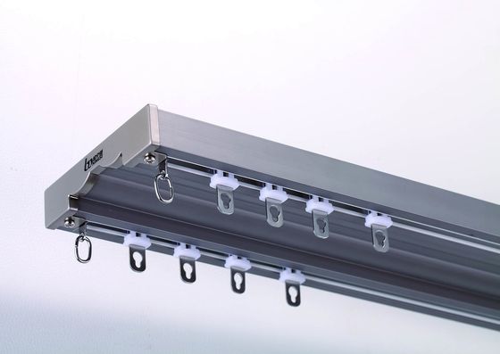 سعر جيد Suspended Ceiling Double Curtain Track Exterior Aluminum Curtain Track على الانترنت