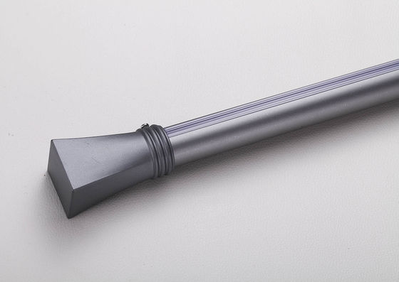 سعر جيد Thickened aluminum alloy curtain pole octagonal Roman bar track double bar top mounting side mounting ring plug bracket على الانترنت